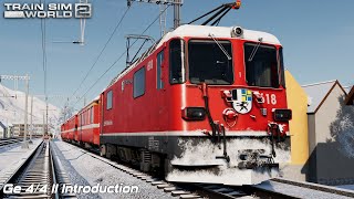 Ge 44 II Introduction  Arosalinie  First Look  Train Sim World 2 [upl. by Ylla]