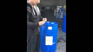 How to Install a Spigot in a 55 Gallon Closed Top Barrel [upl. by Nnairet]