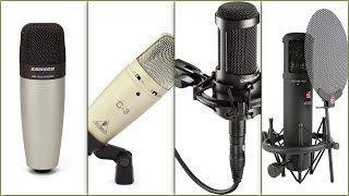 Project studio microphone comparison testsAT2035 C01 C3 sE2200aIIMP [upl. by Kial789]