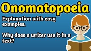 What is onomatopoeia  Onomatopoeia  Figure of speech  Definition and examples of onomatopoeia [upl. by Hannahsohs]