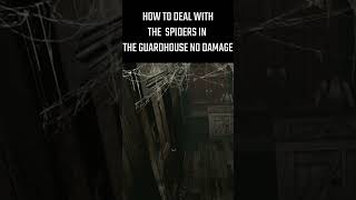 How to deal with quotTHE SPIDERS IN THE GUARDHOUSEquot no damage in Resident Evil HD Remaster PC shorts [upl. by Leeda456]