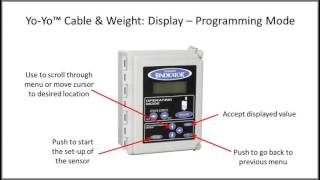 Bindicator YoYo Cable amp Weight Programming [upl. by Hannahs511]