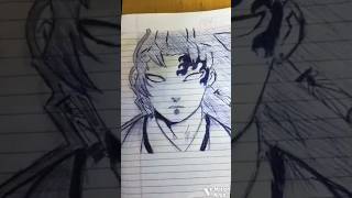 Drawing ☀️ Yoriichi ☀️ demonslayeredit drawing demonslayer art anime [upl. by Dranik]