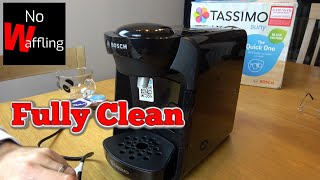 How to FULLY CLEAN Bosch Tassimo Suny Coffee Machine  Beginners guide [upl. by Broome]