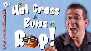 Recorder Songs for Beginners Hot Cross Buns [upl. by Neelav]