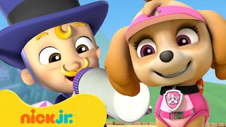 PAW Patrol Pups Take Care of Baby Mayor Humdinger w Skye amp Chase 🍼 10 Minutes  Nick Jr [upl. by Tonneson705]