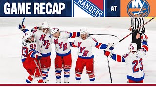 GAME HIGHLIGHTS New York Rangers at New York Islanders Stadium Series 21824 [upl. by Nayhr967]