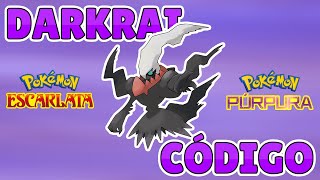 ¡CONSIGUE DARKRAI EN POKÉMON ESCARLATA Y PÚRPURA CÓDIGO [upl. by Pittel613]