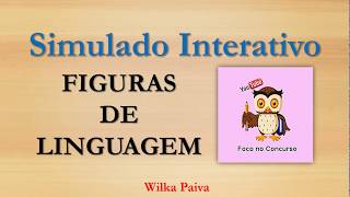 Simulado sobre FIGURAS DE LINGUAGEM [upl. by Yreffeg]