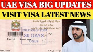 UAE Visa Update 13th October 2024  Dubai Visit Visa Latest Update  UAE Work Visa Latest News [upl. by Soinotna]