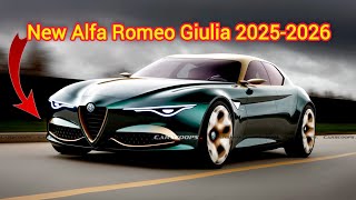 New Alfa Romeo Giulia 20252026 What We Know So Far [upl. by Yelroc]