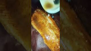 Smoked Maple bourbon salmon at 3am in the morning bbqlovers delicious cooking smokedsalmon [upl. by Yerhpmuh]