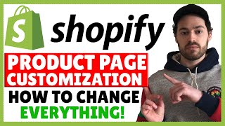 Shopify Product Page Customization  Tutorial Using Product Templates amp Shopify Metafields OS 20 [upl. by Nnayrb]