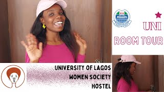 UNILAG LIVINGNIGERIAN UNIVERSITY HOSTEL ROOM TOURUNILAG ROOM COST🤑 unistudentvlog [upl. by Sugar]