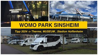 ⭐️ TOPP Wohnmobil Wohnwagen Stellplatz ⭐️ 2024 Therme Sinsheim  Museum Sinsheim Stadion Hoffenheim [upl. by Ynnad]