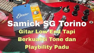 Samick SG Torino Greg Bennett  Gitar Low End Tapi Berkualiti  Tone dan Playbility Padu [upl. by Ekle]