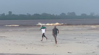 terbaru fenomena alam ombak bono  tidal bore  hari ini [upl. by Saltzman]