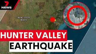 41 magnitude earthquake shakes Muswellbrook in NSW’s Hunter Valley  7NEWS [upl. by Anirtap]