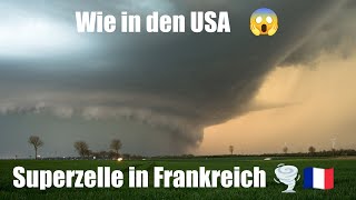 Superzelle wie in den USA Stormchasing in Frankreich [upl. by Nairadas921]