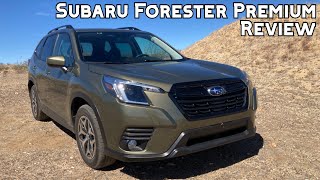 2022 Subaru Forester Premium Full Review Cargo Measurements Symmetrical AWD Boxer Engine  More [upl. by Aikmat992]