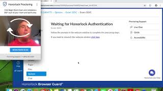 Exam 1 Honorlock Walkthrough [upl. by Alekahs]