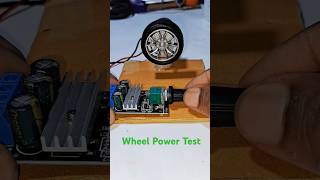 High RPM wheel power test rpm wheel dcmoter youtubeshorts [upl. by Carlin]