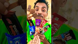 Oreo Dhoni biscuit 🤣aur Kitkat chocolate 🍫parlegtigerglucosemunch5050baroneappyshortsfeed [upl. by Noraa919]