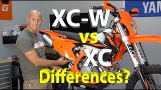 KTM XC vs XCW vs EXC What is the difference [upl. by Aihsem]