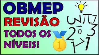 REVISÃO OBMEP TODOS OS NÍVEIS [upl. by Aneg]