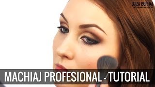 Machiaj de seara profesional si simplu  tutorial stepbystep [upl. by Salman339]