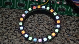 Addressable LEDs  LED Ring with WS2812B amp simple code MikroC [upl. by Plusch]