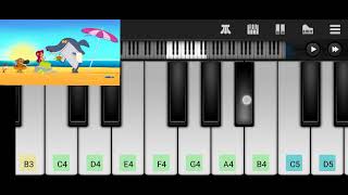 Zig and Sharko Song keyboard 🎹 Cover notes [upl. by Nehgam528]