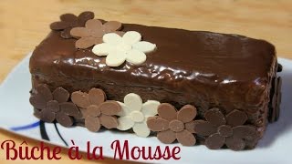 Bûche à la Mousse pour le Réveillon  Yummy Français [upl. by Carey]