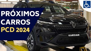 5 LANÇAMENTOS DE CARROS QUE PODEM CHEGAR PARA PCD [upl. by Wyatan]