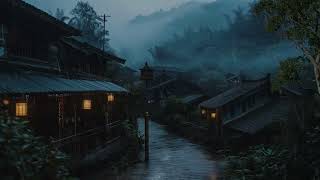 Rainstorm On The Old Way Hometown for Sleeping  Heavy Rain for Sleep Study amp Relax Meditation [upl. by Mikihisa]