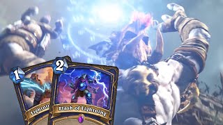 LIGHTNING Shaman is so Satisfying and Viable  One of the Most Fun Shaman Decks Ever [upl. by Egiaf337]