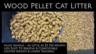 Cheap Pellet Cat Litter  Save Big amp Breathe Easier  plus a 1 DIY Sifter [upl. by Oicnoel383]