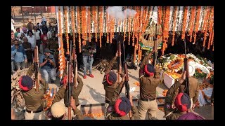 Brigadier Kuldip Singh Chandpuri  Receiving State Honour  Cremation [upl. by Medin388]