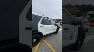 Une voiture de police Américaine en France  😍  viralvideo police usa youtubeshorts [upl. by Eras634]