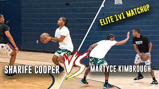 ELITE 1 v 1 Matchup  Sharife Cooper and Martyce Kimbrough  Workout W Kee The Trainer [upl. by Euhsoj]