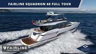 New Fairline Squadron 68  Full Tour [upl. by Turrell449]