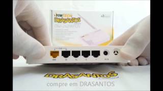 DRASANTOS  OIW2431apgn Ap Cliente Repetidor Wds Roteador Wifi Wireless 150mb N [upl. by Ecienaj]