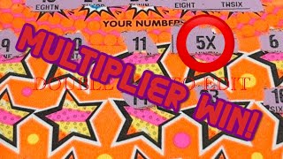 Multiplier Win ‼️Ka Pow calilottery lottery scratchers win [upl. by Rihaz]