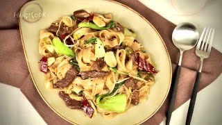 Stirfried rice noodles with beef 소고기볶음쌀국수Koreanfood recipe영어자막ENG ver [upl. by Schecter]