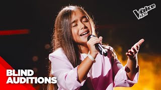 Flaminia canta “Avrai” di Claudio Baglioni  The Voice Kids 3 Blind Auditions [upl. by Ennairda]