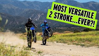 Most versatile twostroke ever 2023 YZ125X  YZ250X Comparison [upl. by Odlanir]