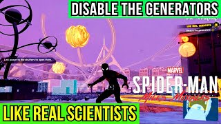 Disable the Generators  Like Real Scientists  Marvel’s SpiderMan Miles Morales [upl. by Thain]