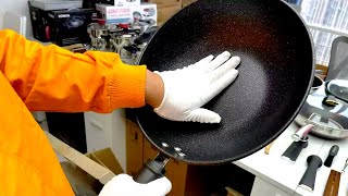 Inside a Frying Pan Factory during the Production Process [upl. by Hufnagel855]