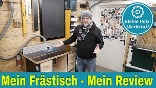 Mein Frästisch  mein Review  Bauplan⏐kleine holzwerkstatt [upl. by Atalante920]