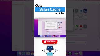 Clear Safari Cache on Mac  shorts macos safari [upl. by Ueih991]